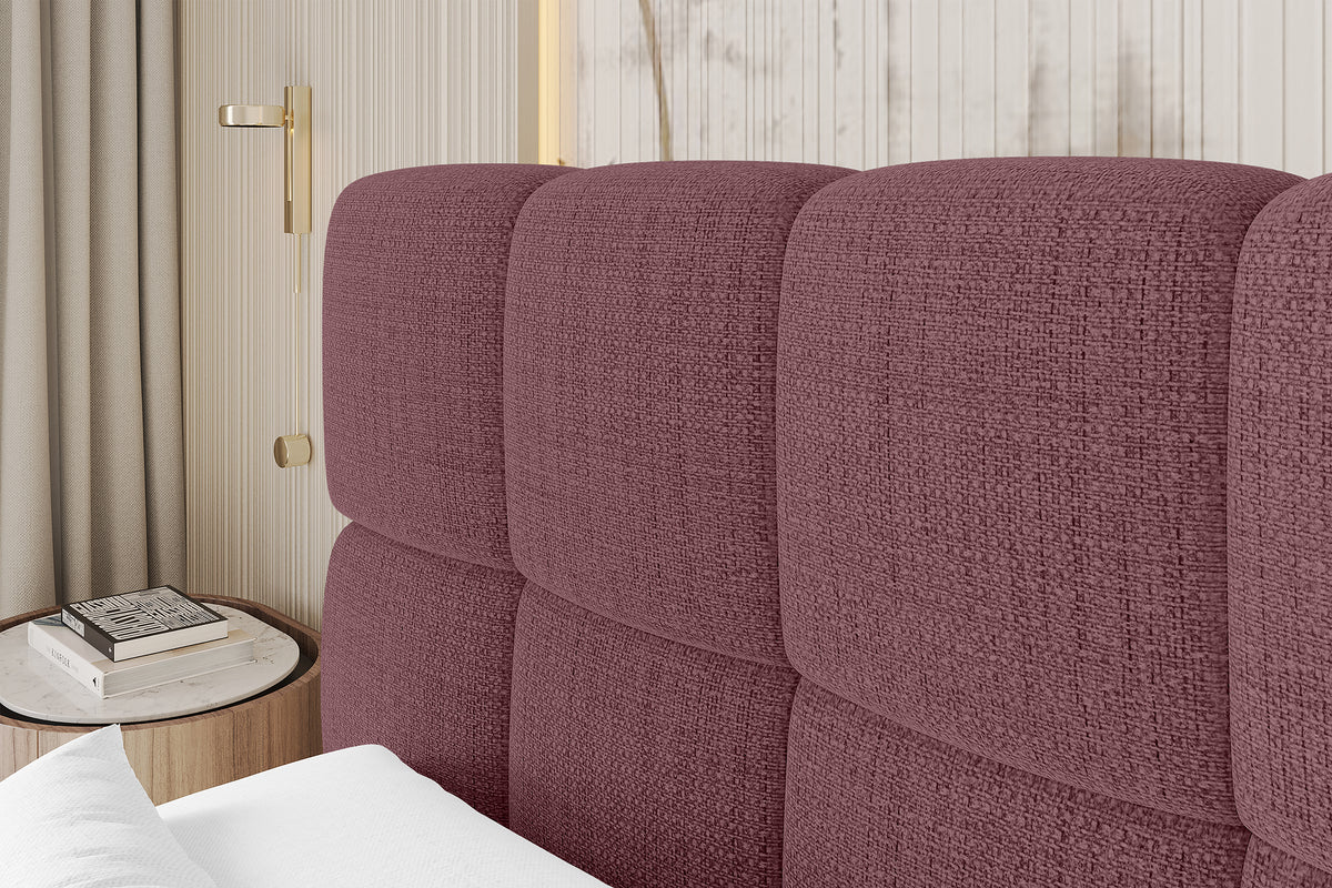 Łóżko boxspring AURI plecionka