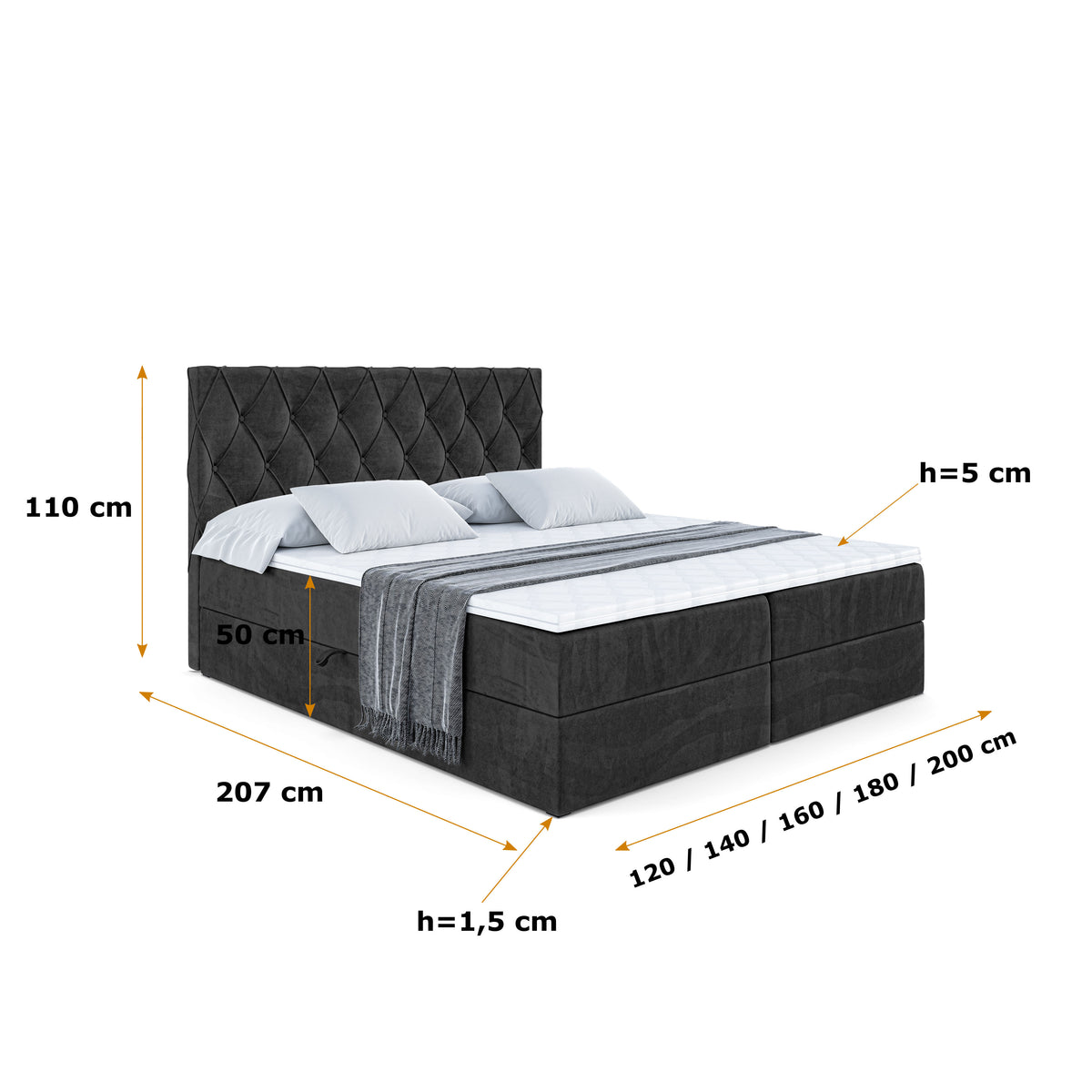 Boxbett AMAY-BZ Samt
