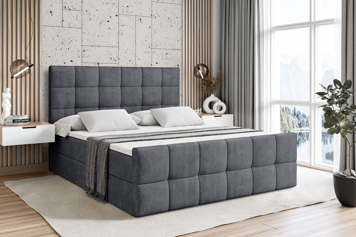 Łóżko boxspring APO-Z welur