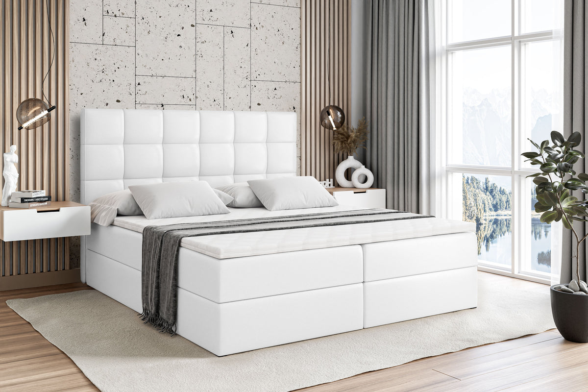 Łóżko boxspring APO ekoskóra