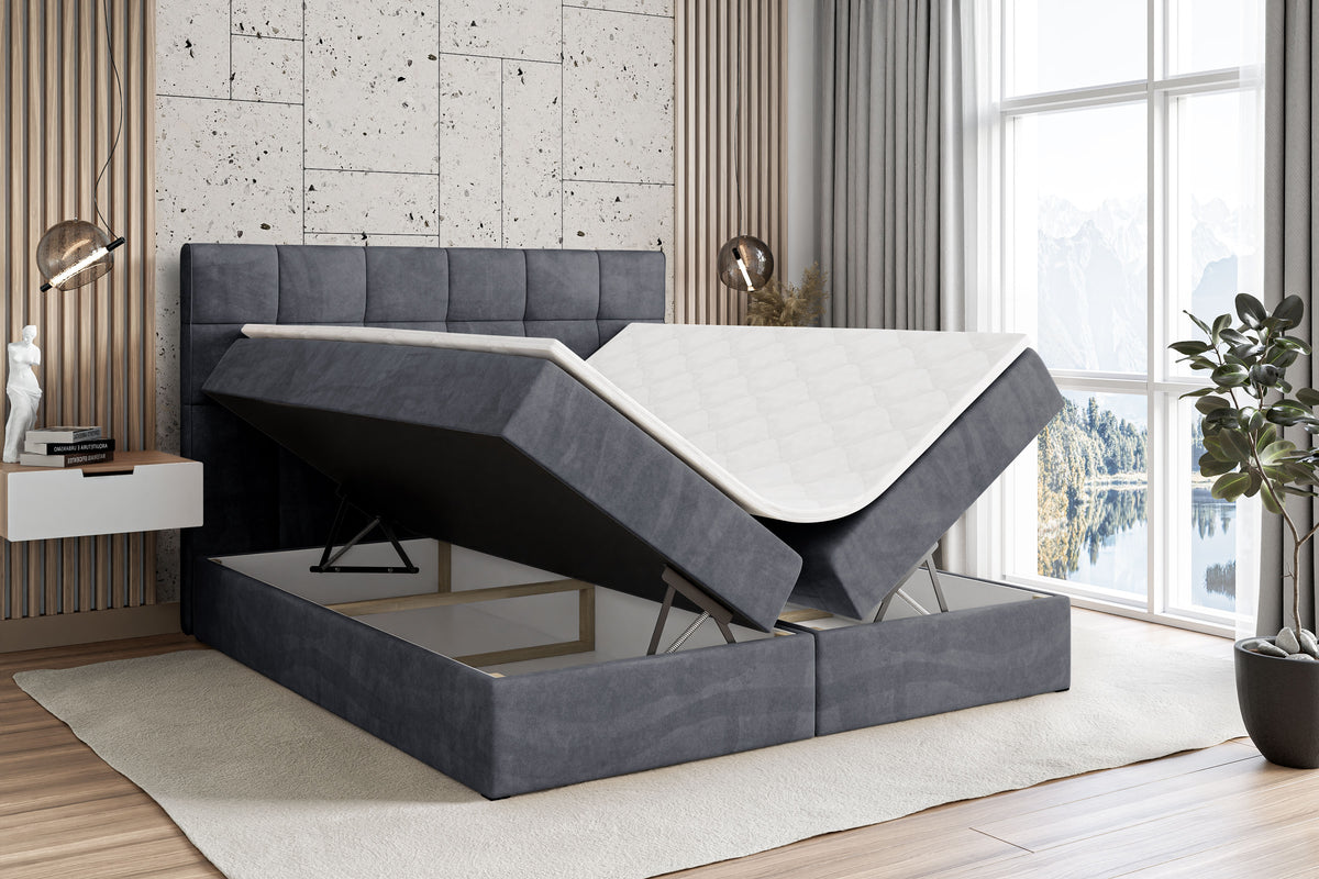 Łóżko boxspring APO welur