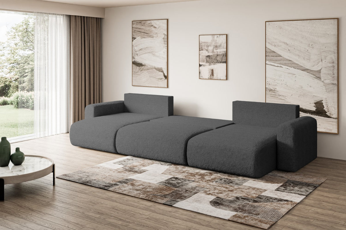 Wohnlandschaft ORRO-U Bouclé