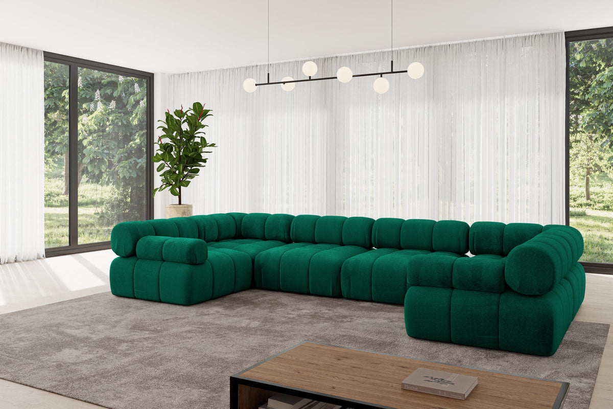 Wohnlandschaft BIRNO-U2 Samt