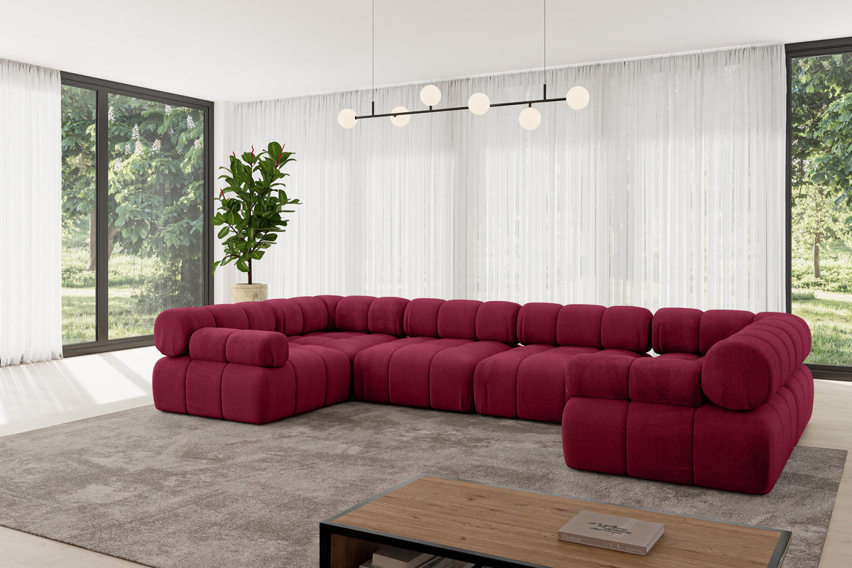 Wohnlandschaft BIRNO-U2 Samt