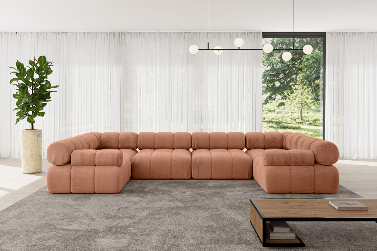 Wohnlandschaft BIRNO-U2 Samt