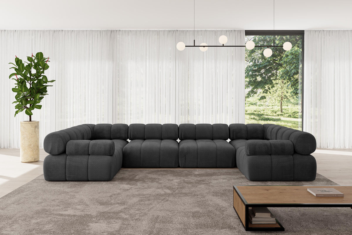 Wohnlandschaft BIRNO-U2 Samt