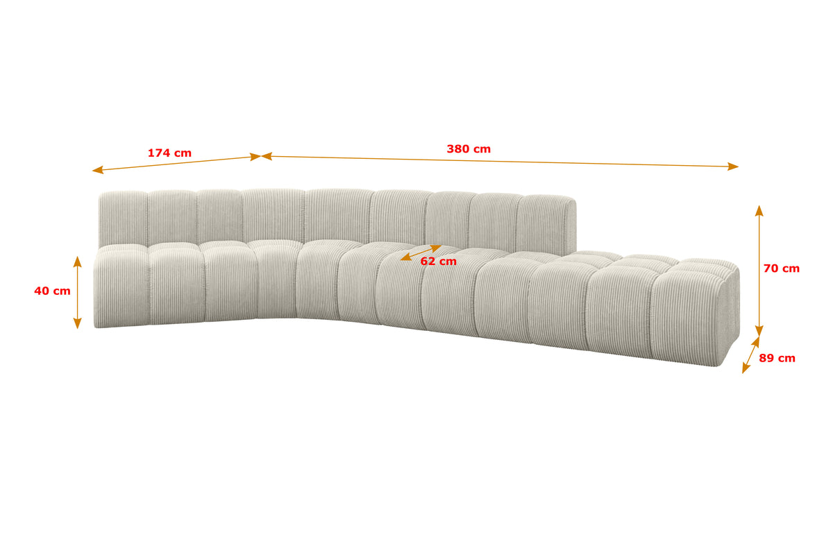 Ecksofa BRILO-L1 Cord