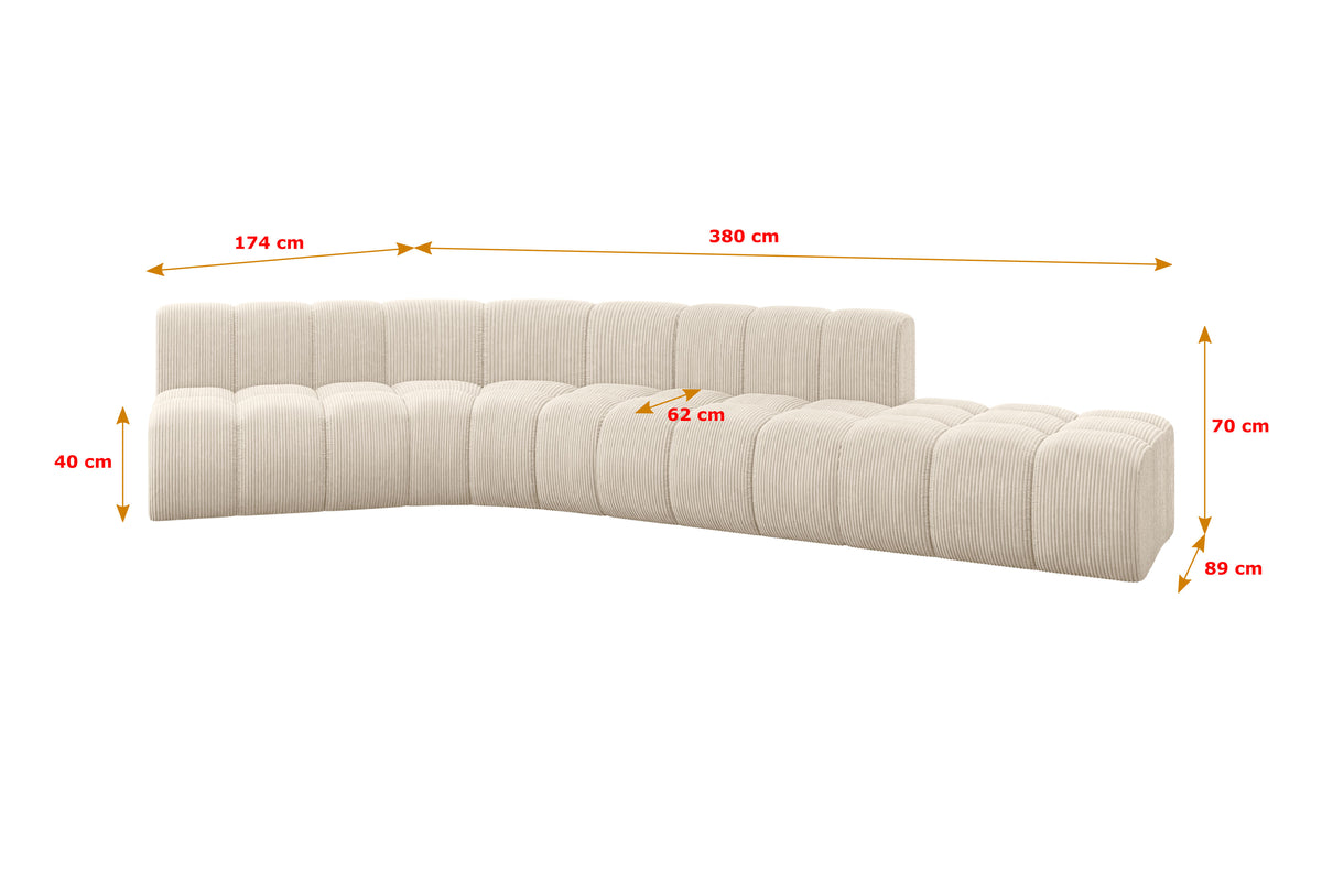 Ecksofa BRILO-L1 Cord
