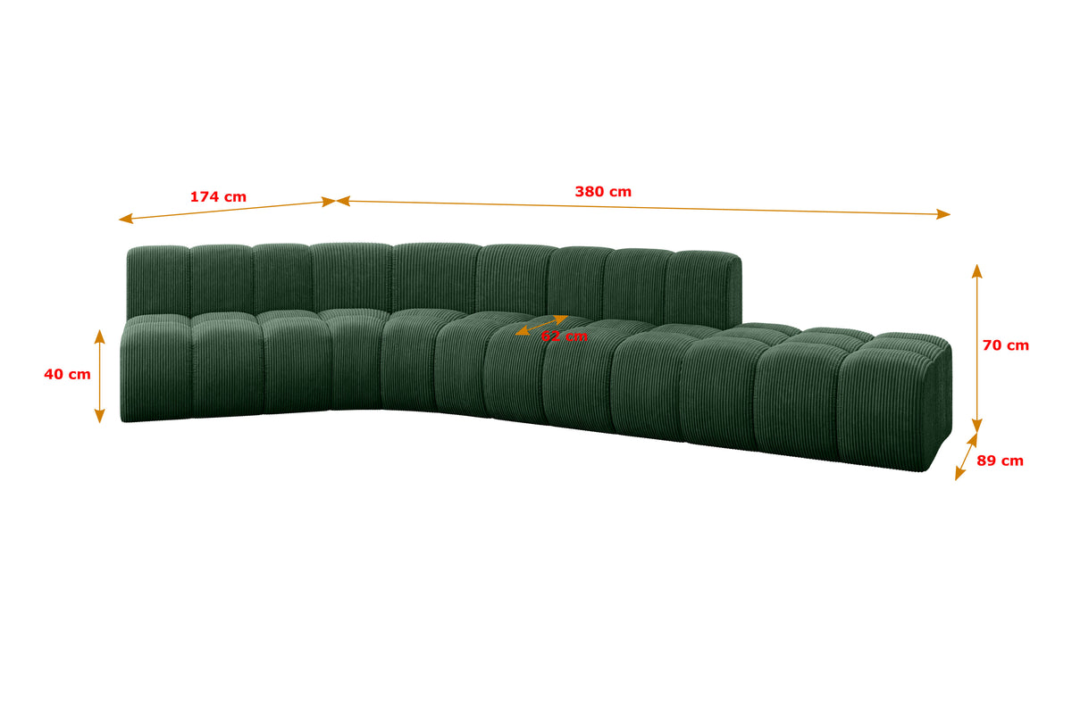 Ecksofa BRILO-L1 Cord