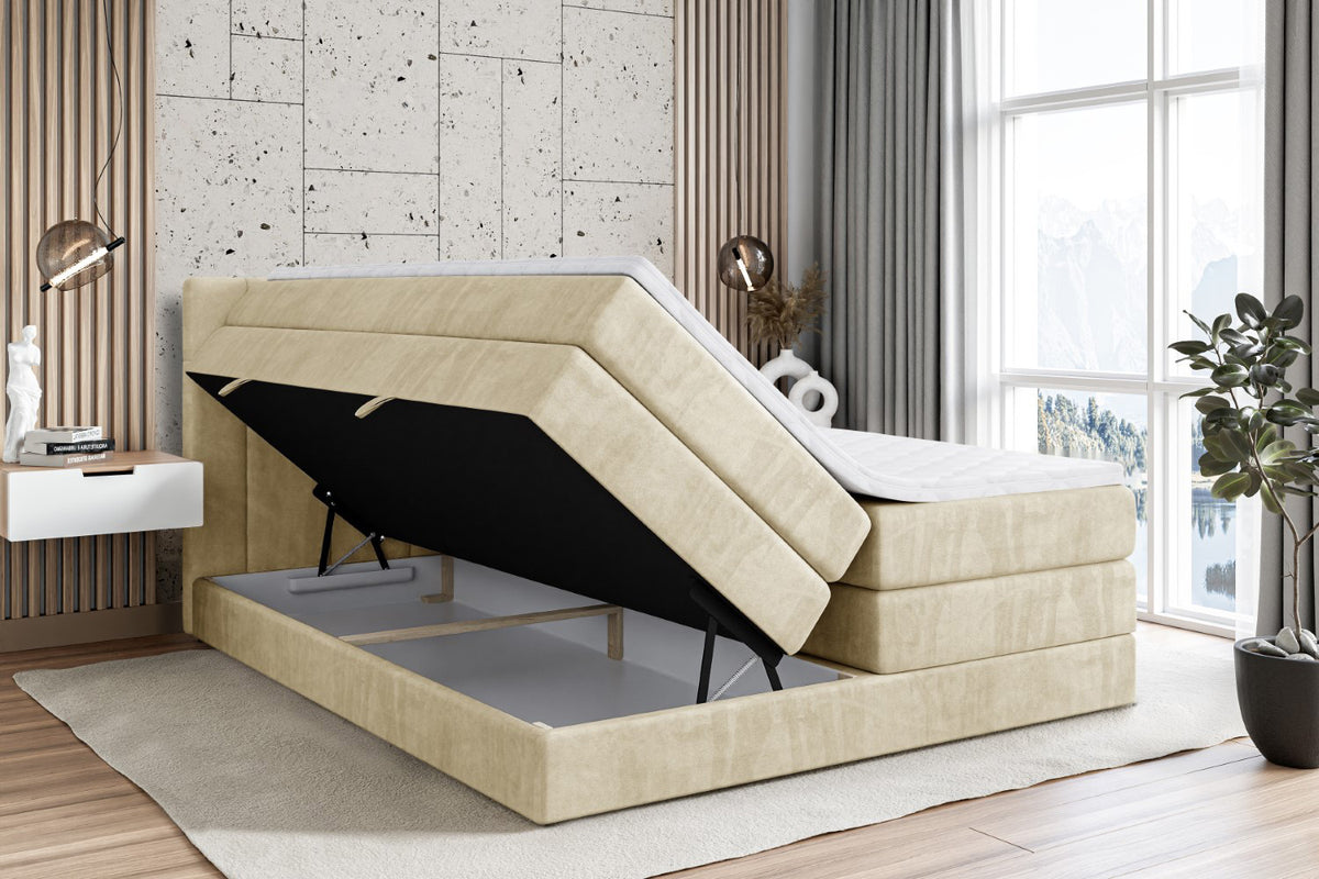 Boxspringbett CATOR KING Samt
