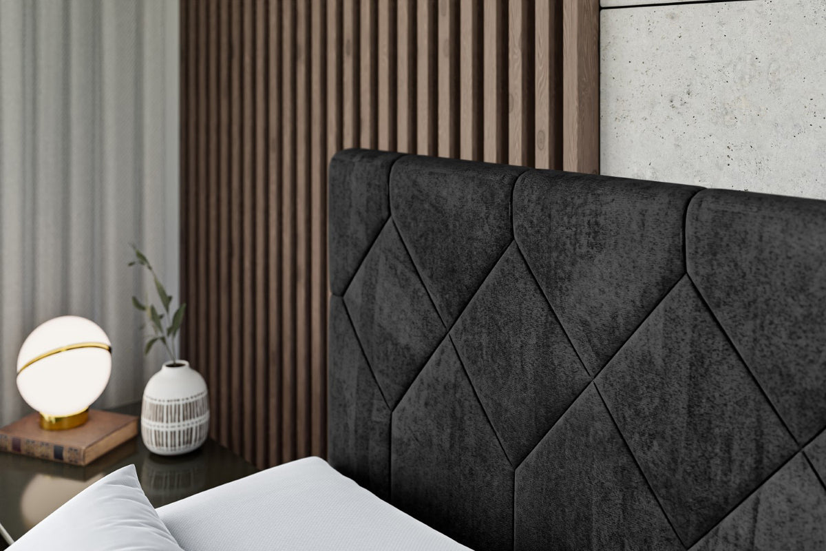 Boxspringbett CATOR KING Samt