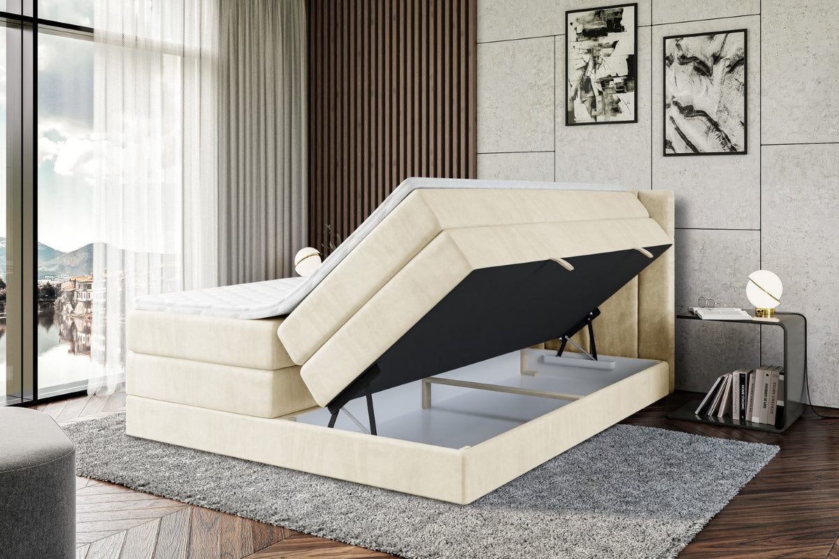 Boxspringbett CATOR KING Samt