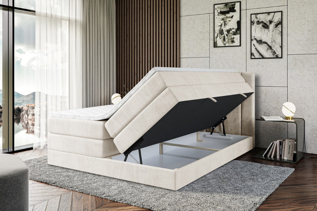 Boxspringbett CATOR KING Samt