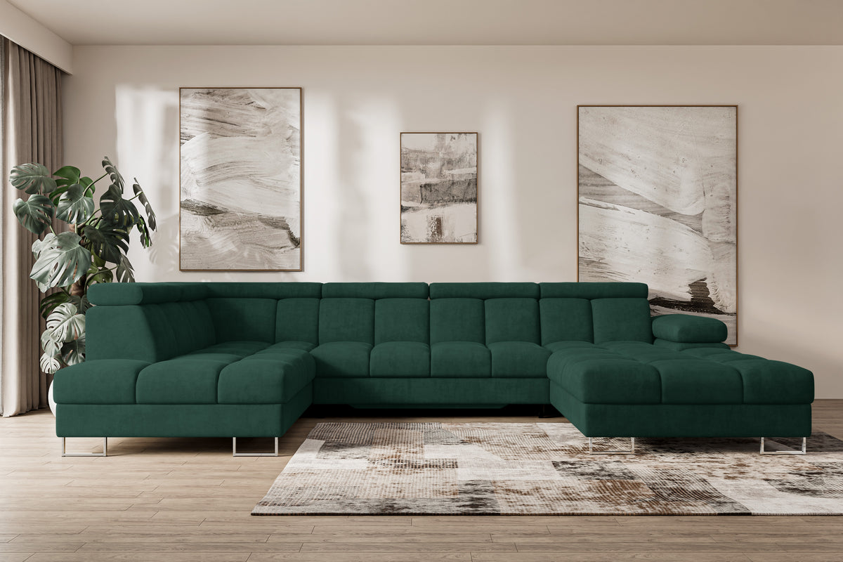 Wohnlandschaft COMA U Samt