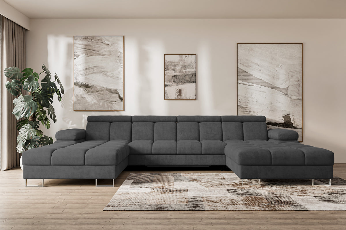 Wohnlandschaft COMA U2 Samt