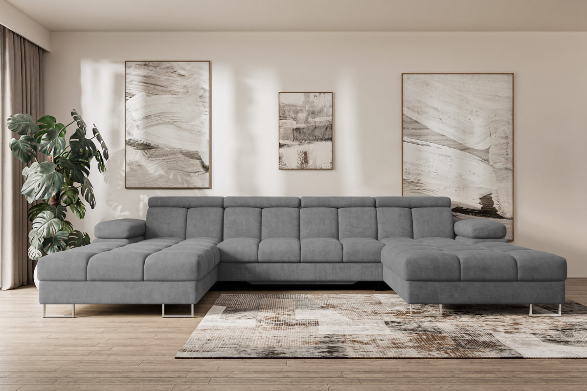 Wohnlandschaft COMA U2 Samt