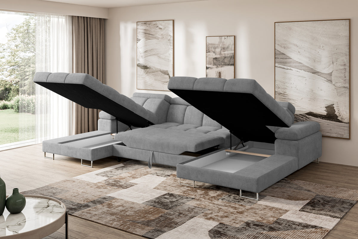 Wohnlandschaft COMA U2 Samt
