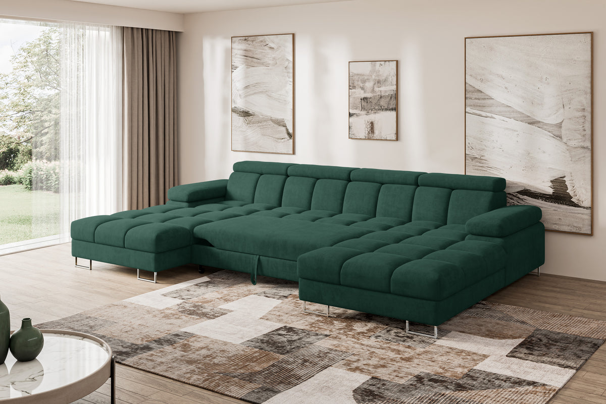 Wohnlandschaft COMA U2 Samt