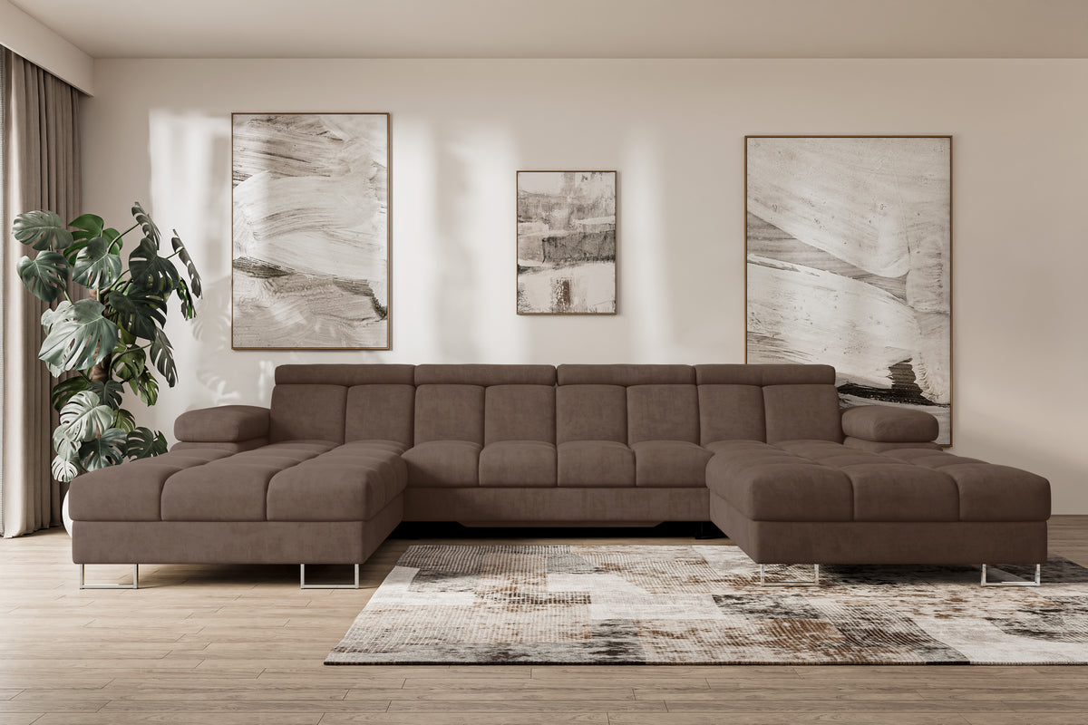 Wohnlandschaft COMA U2 Samt