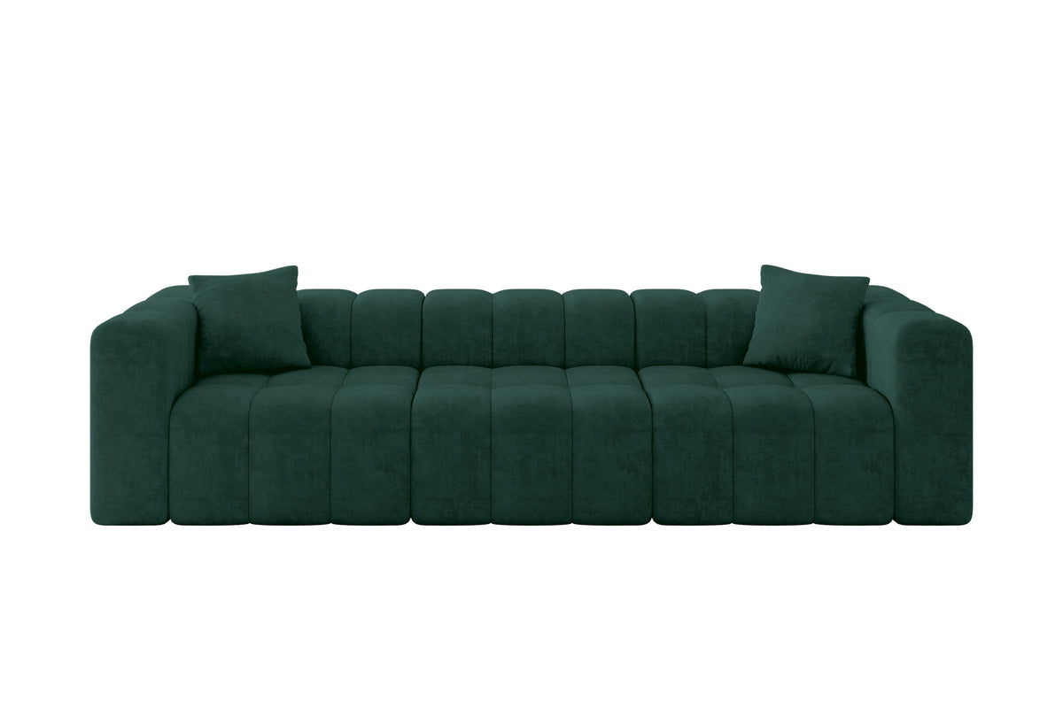 Kanapa DONY-3 welur, Zielony - Dream Velvet 202.31