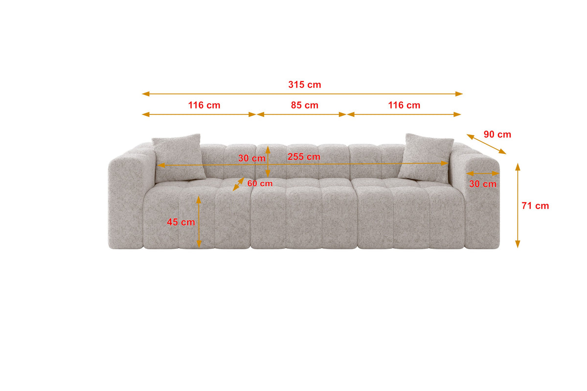 Sofa DONY-3 Chenille