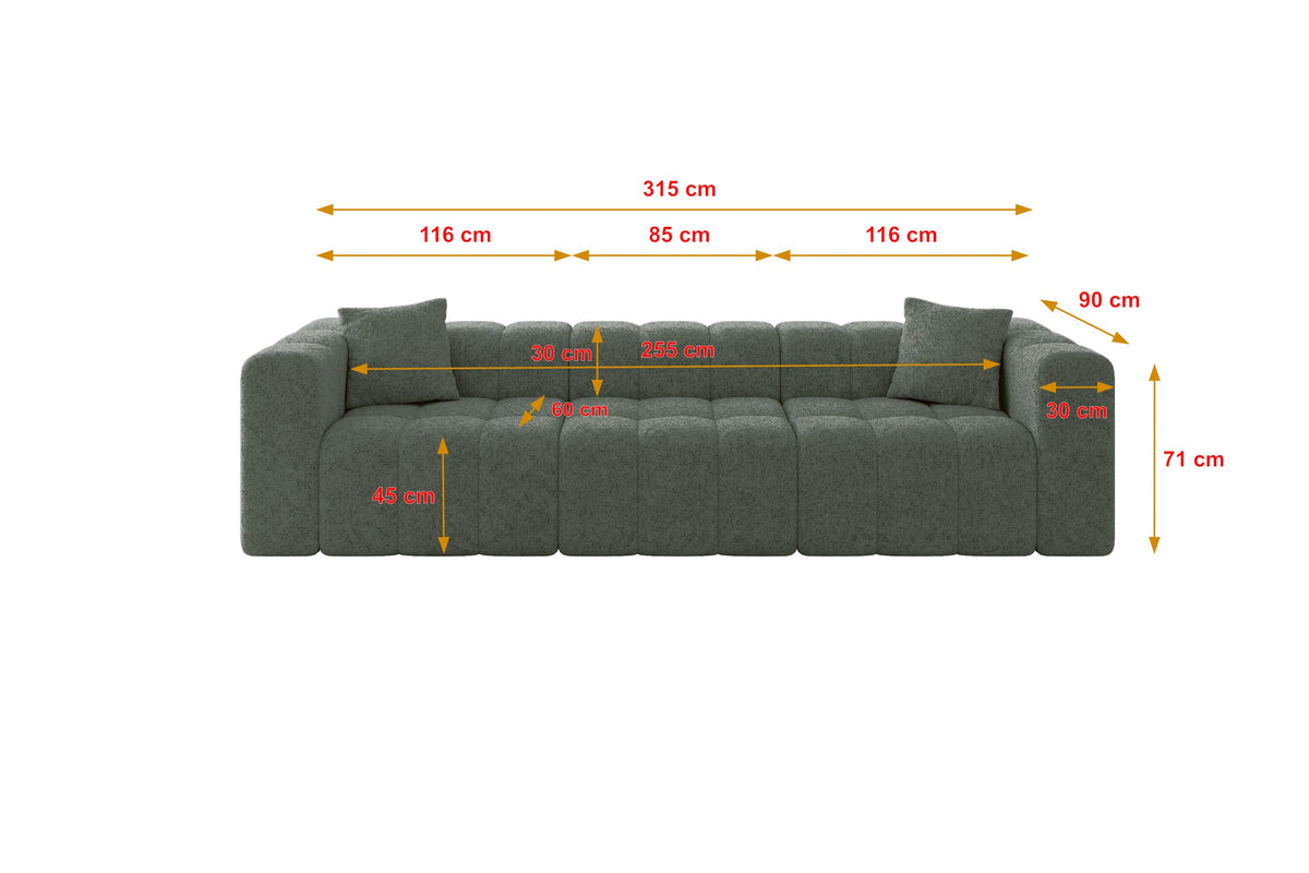 Sofa DONY-3 Chenille