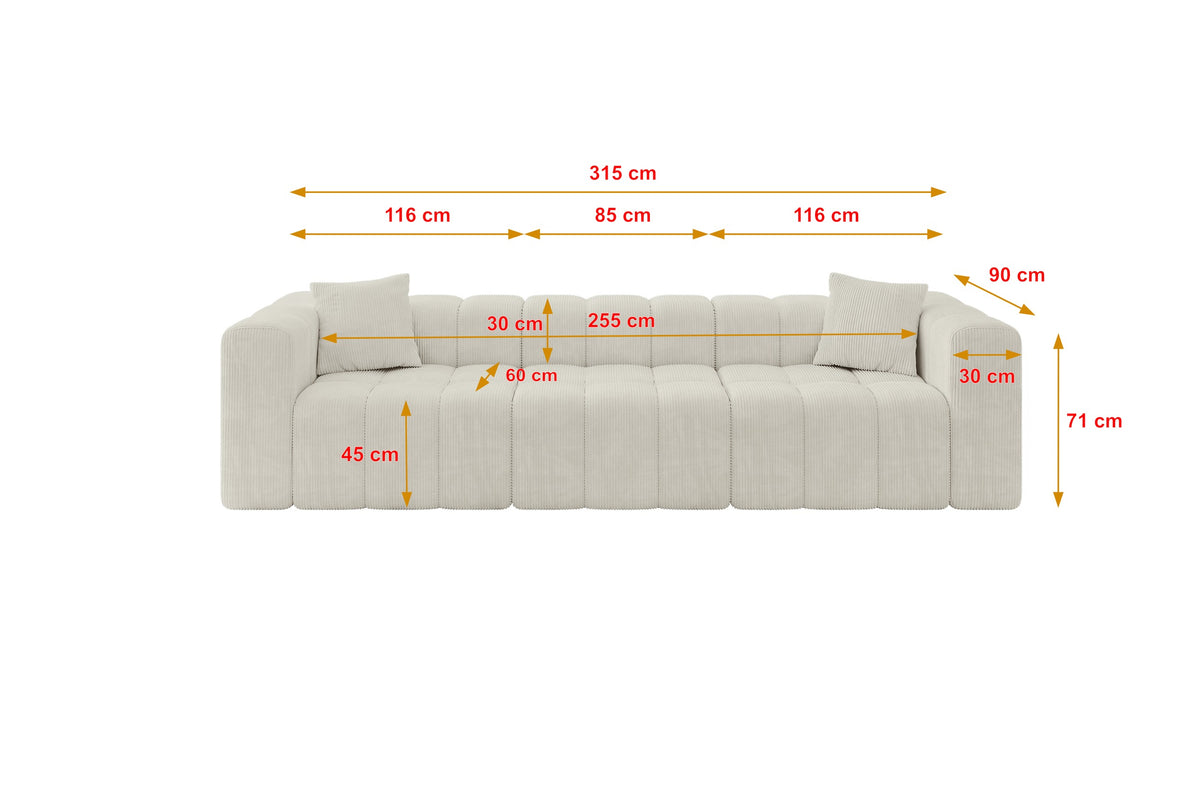 Sofa DONY-3 Cord