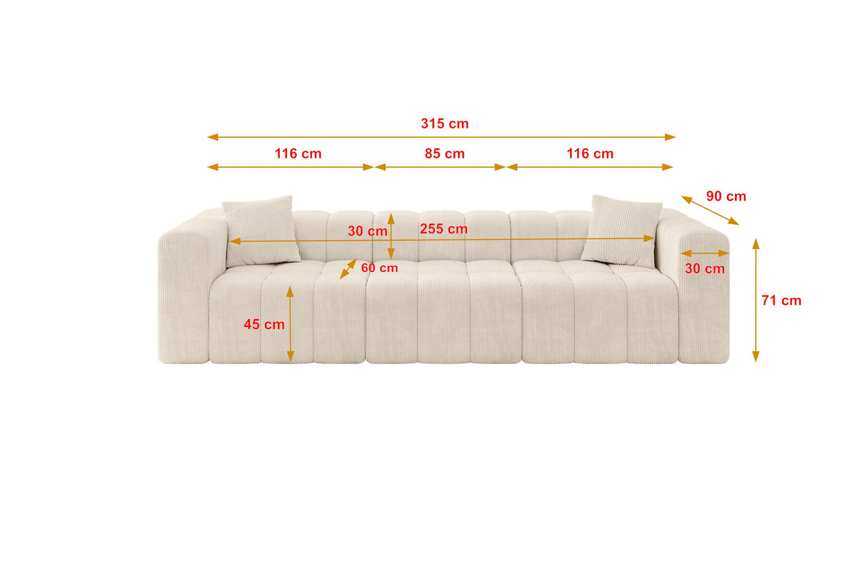 Sofa DONY-3 Cord