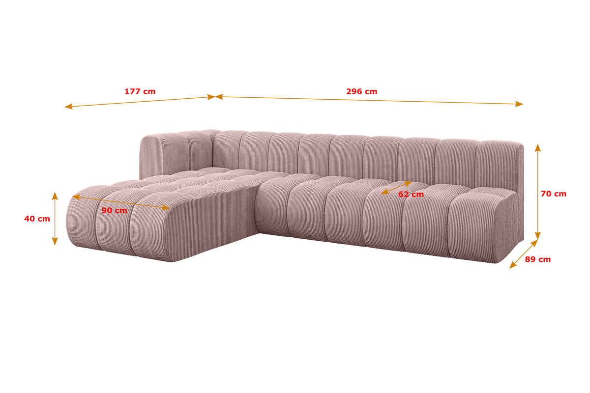 Ecksofa DARNEL-L2 Cord