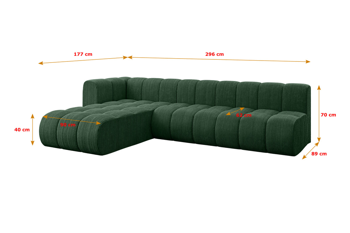 Ecksofa DARNEL-L2 Cord