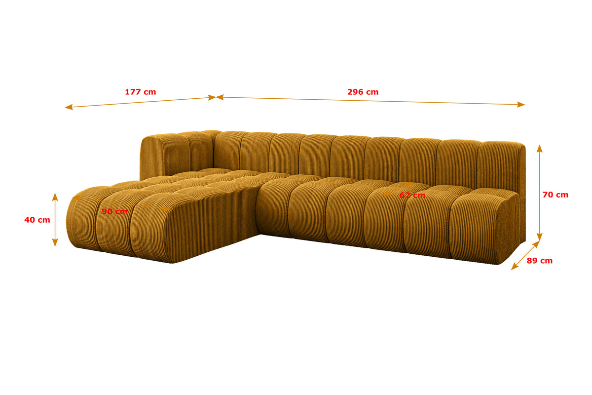 Ecksofa DARNEL-L2 Cord