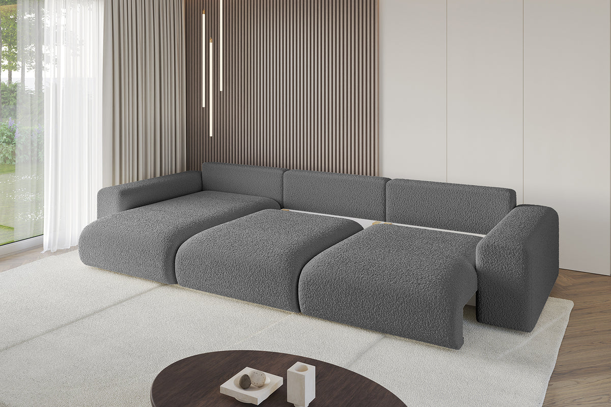 Ecksofa ESKAR-L2 Bouclé