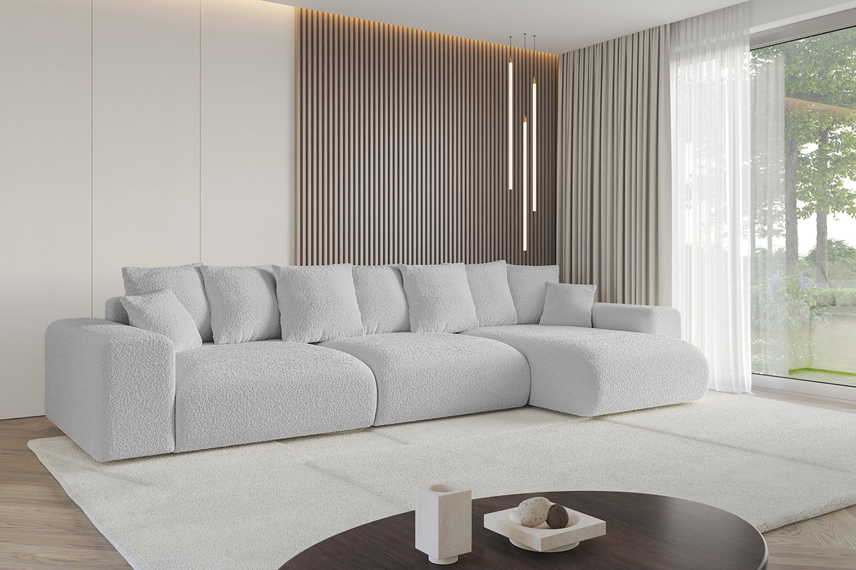 Ecksofa ESKAR-L2 Bouclé