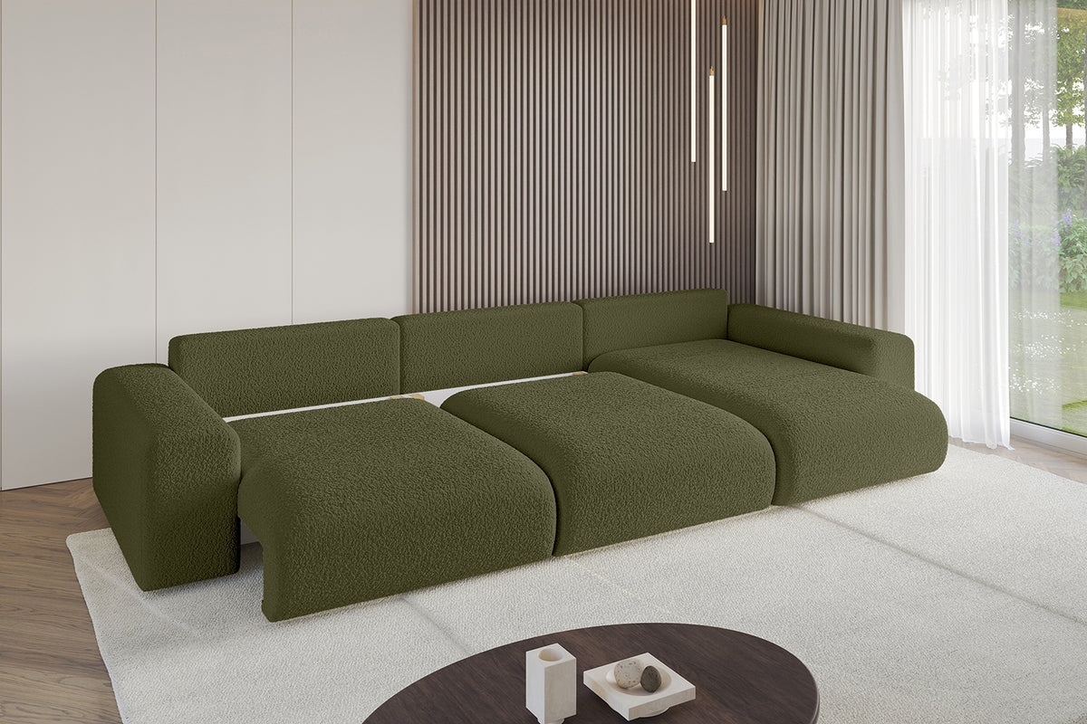 Ecksofa ESKAR-L2 Bouclé