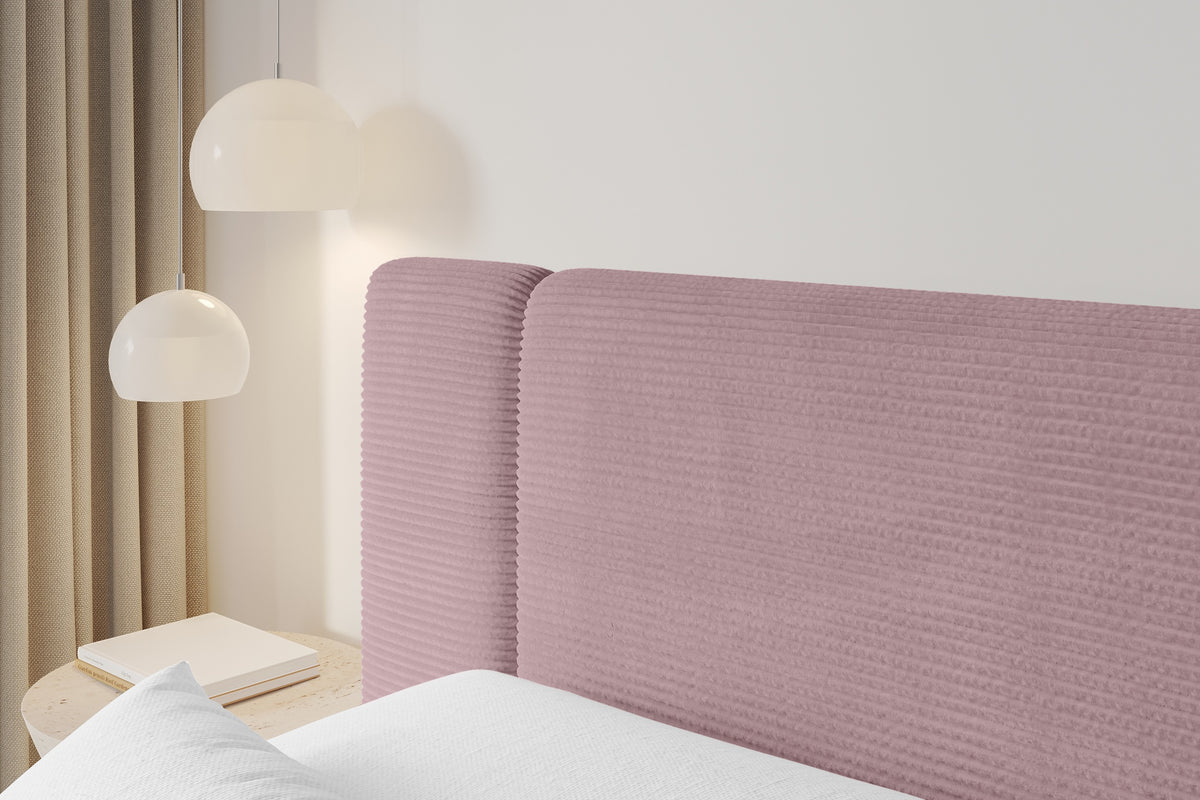 Łóżko boxspring EVON-Z sztruks