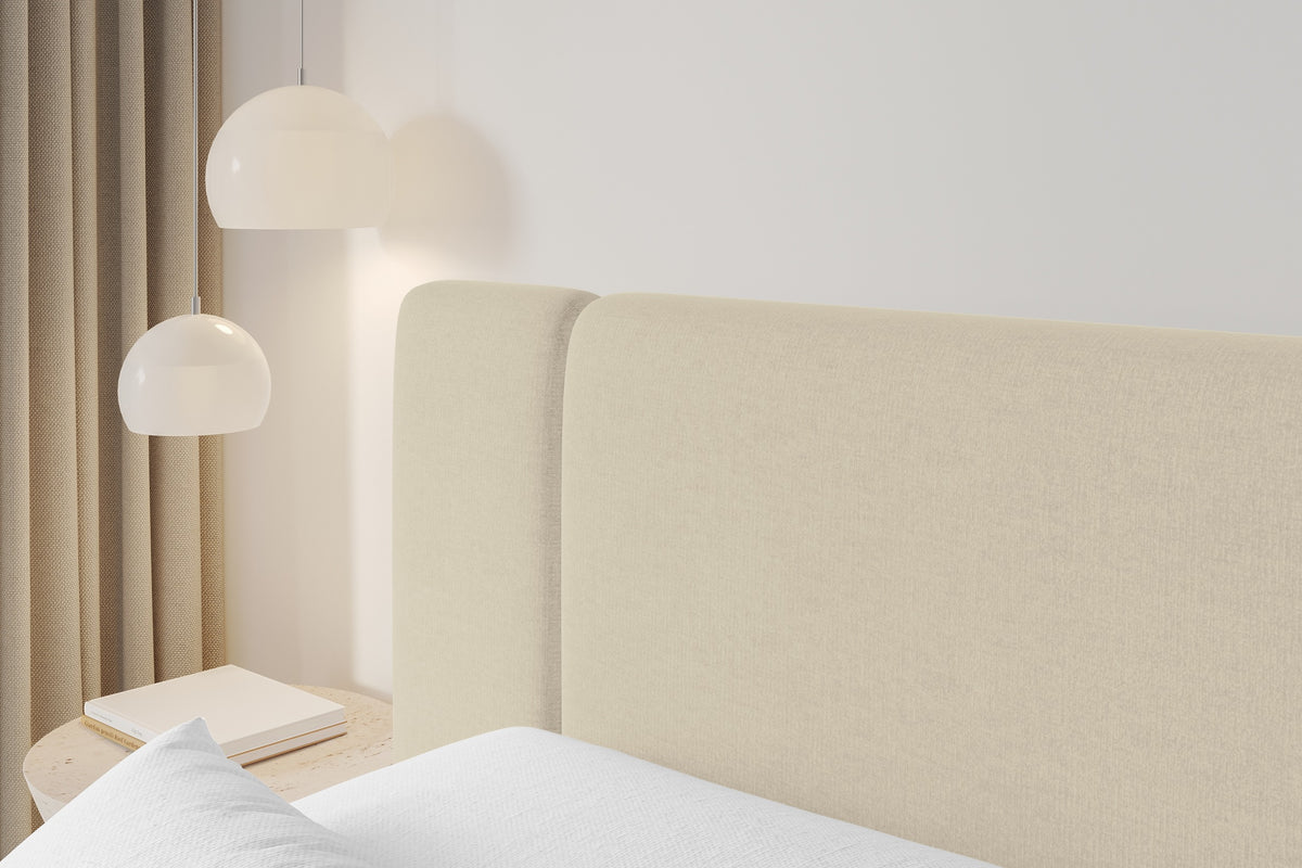 Łóżko boxspring EVON welur