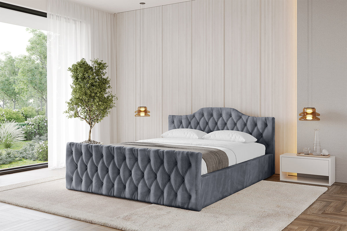 Polsterbett FALIO-Z-v1 Samt