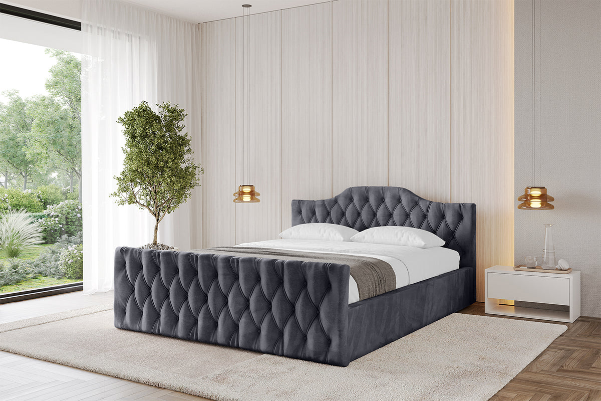 Polsterbett FALIO-Z-v1 Samt