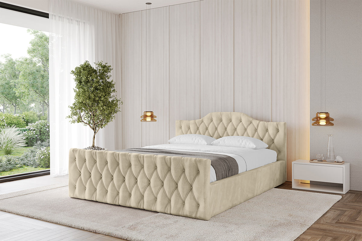 Polsterbett FALIO-Z-v1 Samt