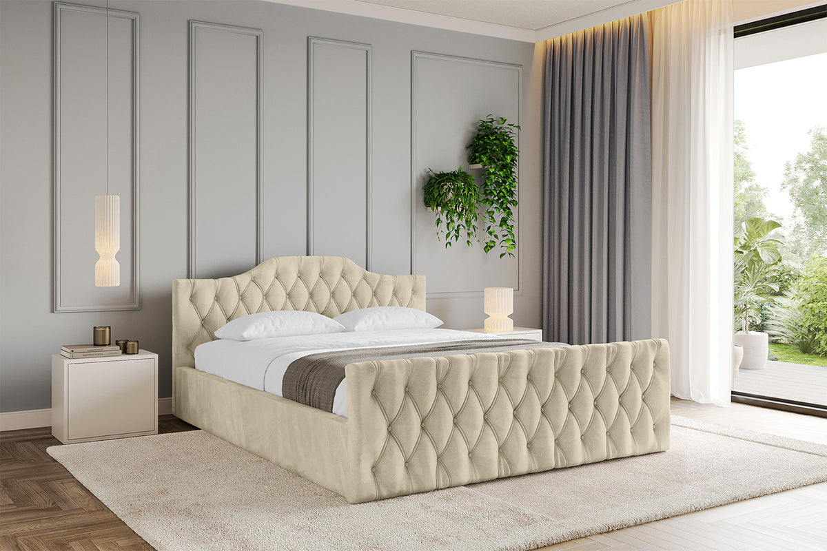 Polsterbett FALIO-Z-v1 Samt
