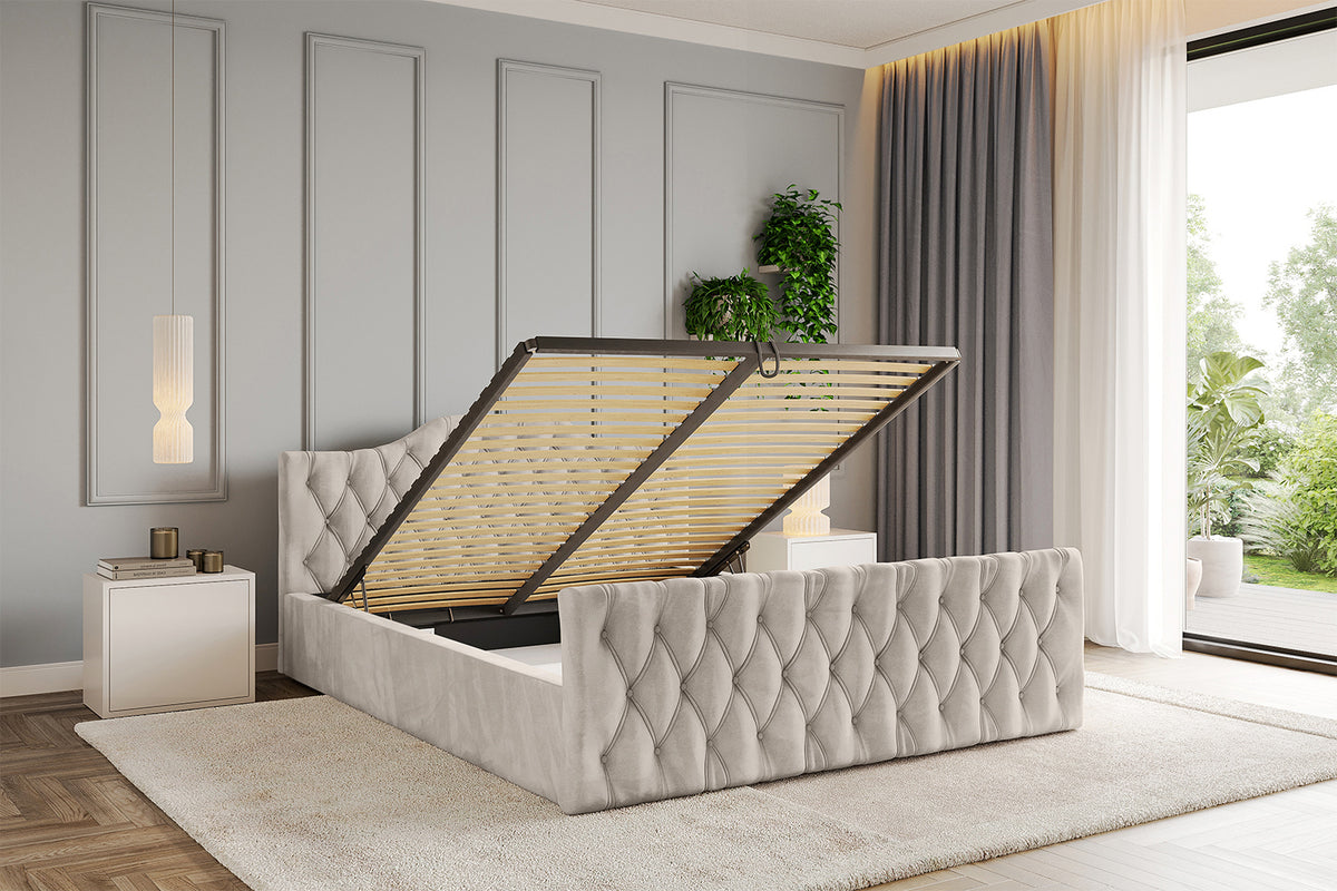 Polsterbett FALIO-Z-v1 Samt
