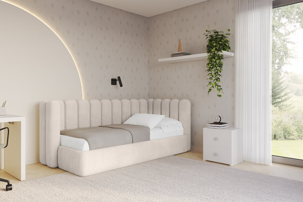 Jugendbett HUGY Samt Linksseitig