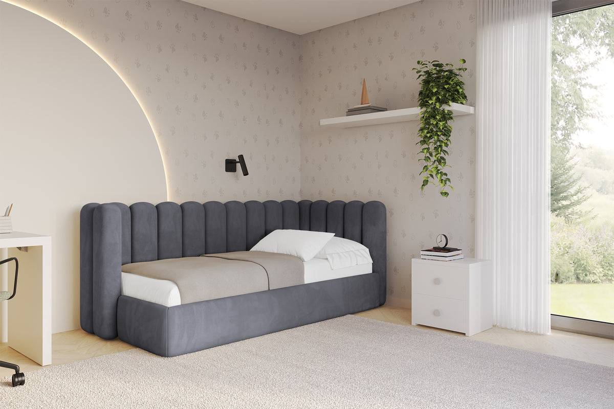 Jugendbett HUGY Samt Linksseitig