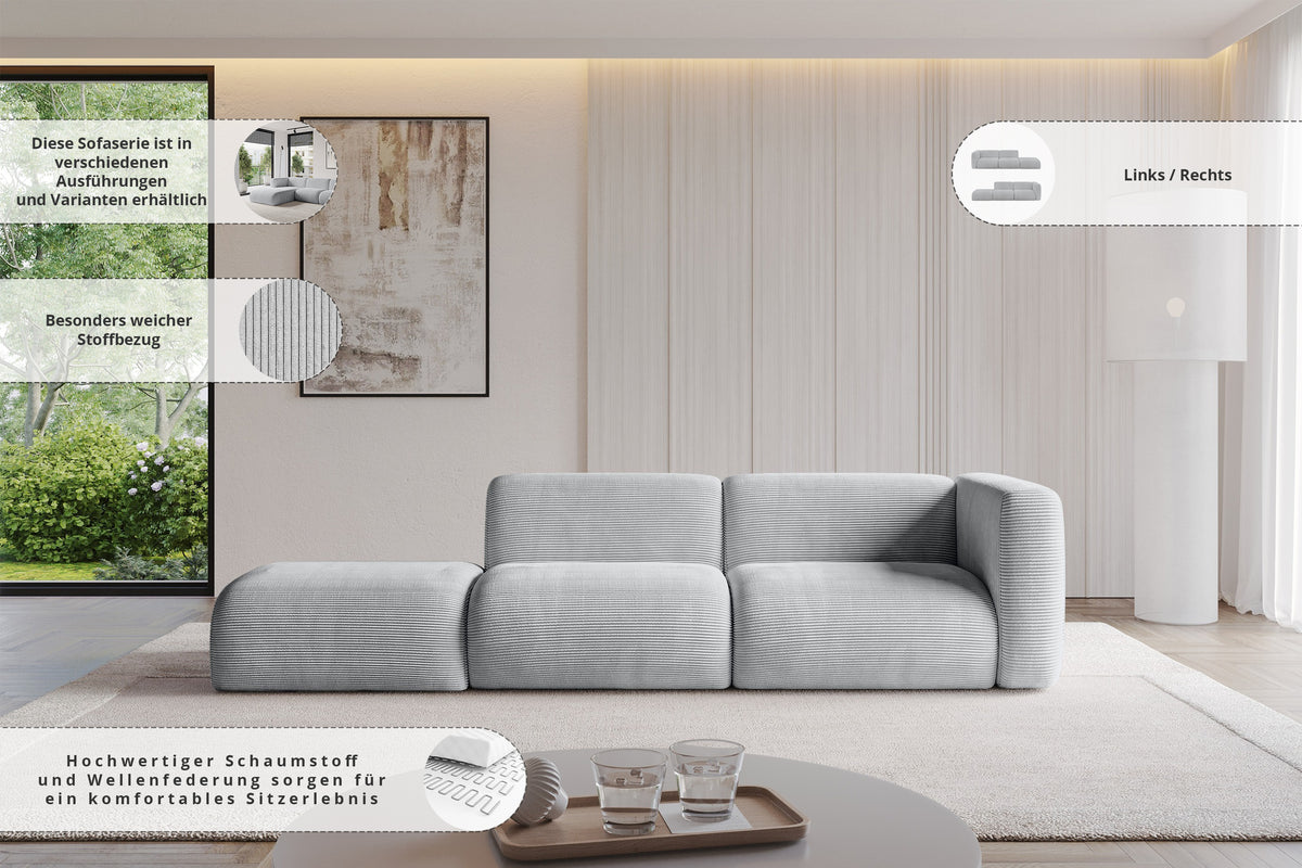 Sofa MIRA-S3 Chenille