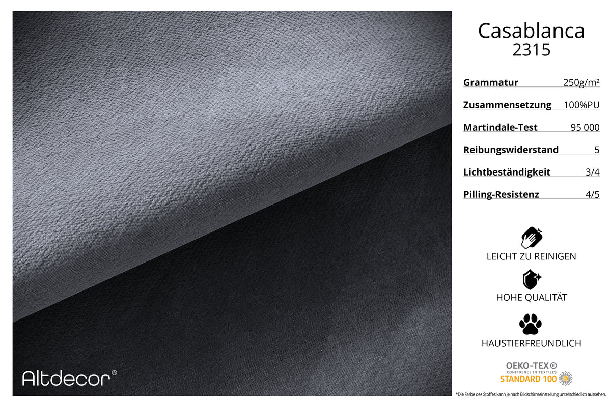 Łóżko boxspring ERNINA welur
