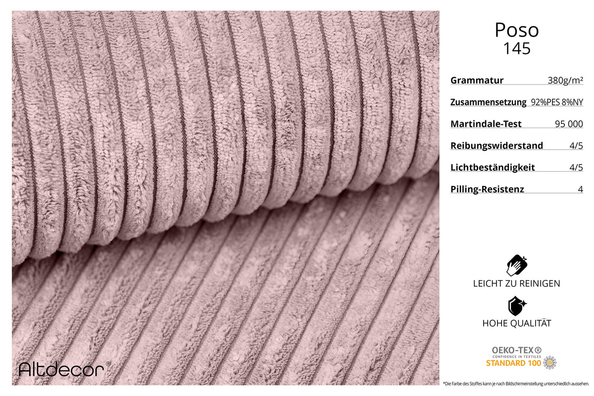 Narożnik IREA-U2 sztruks