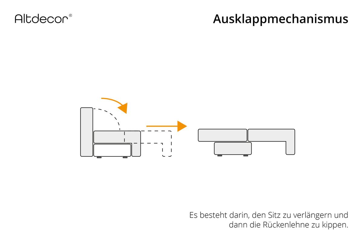 Ecksofa CELTIC-XL Samt