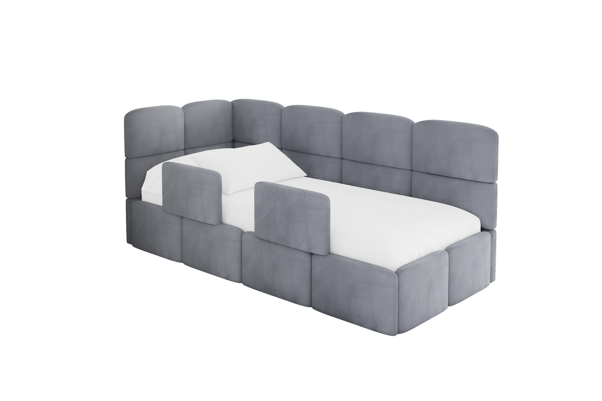 Jugendbett KIVY Samt Rechtsseitig