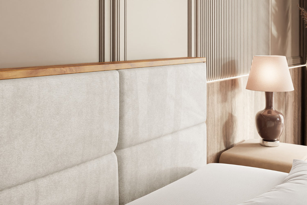 Łóżko boxspring LOLLI 1 welur