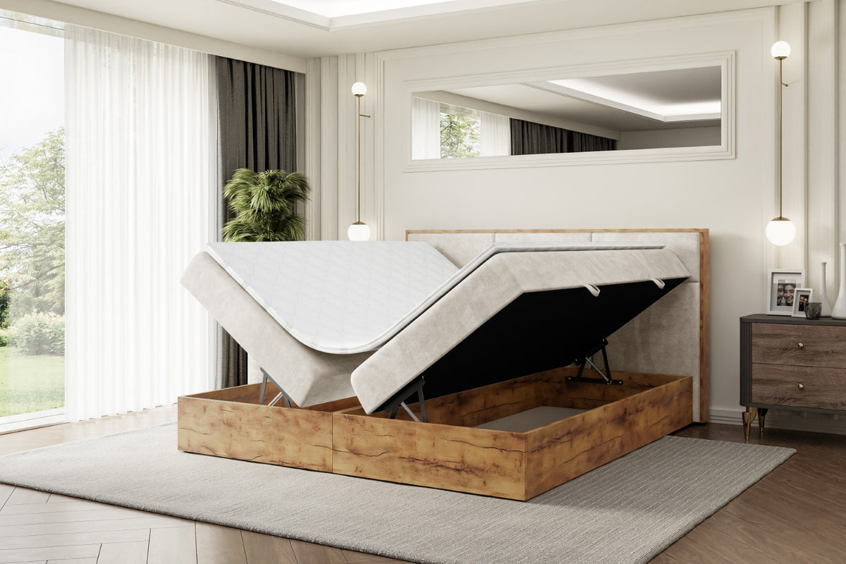 Łóżko boxspring LOLLI 1 welur